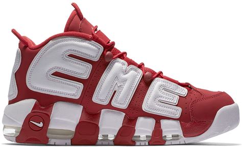 nike supreme schuhe rot|nike x supreme uptempo.